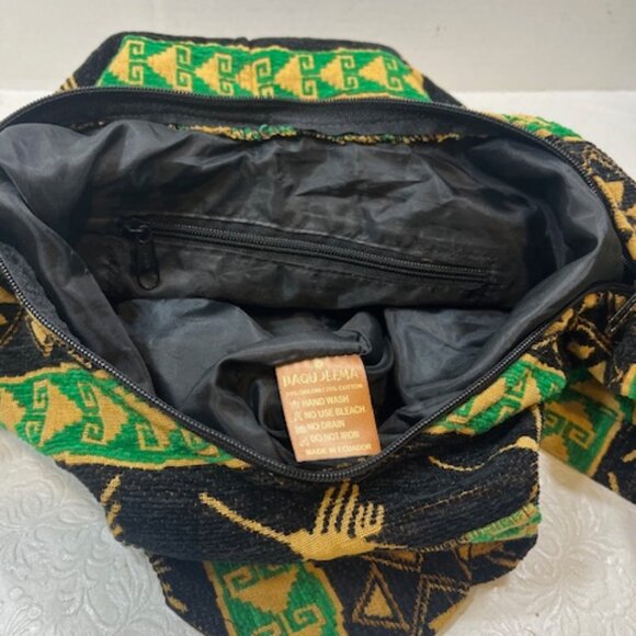 Original Daquilema Geometric Sling Travel Hobo Tote Shoulder Bag Ecuador - Picture 11 of 15